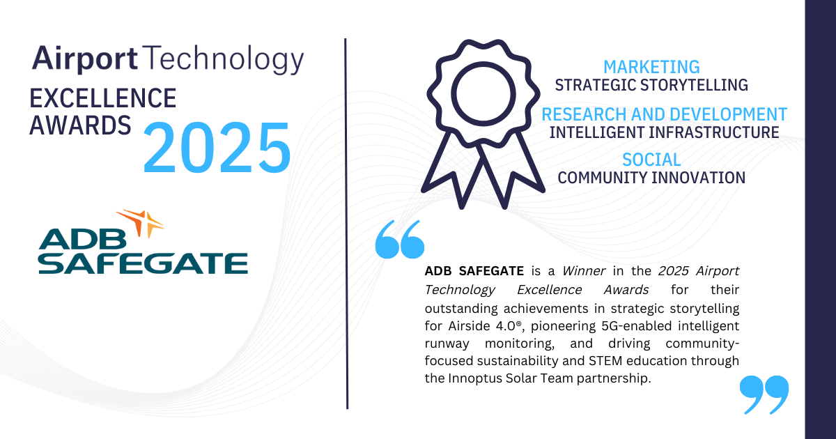 ADB SAFEGATE Wins Top Airport Industry Awards for Marketing, R&D, and ...