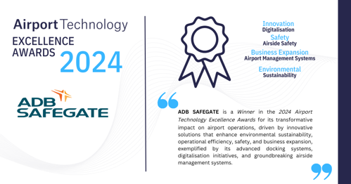 Airport Technology Excellence Awards 2024: ADB SAFEGATE